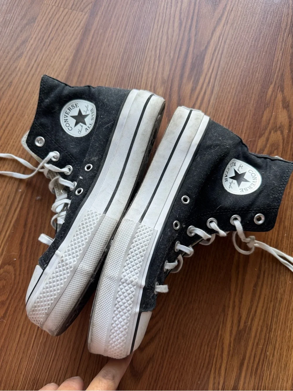 Converse Chuck Taylor All Star Platform High Top Sneakers Black Women’s Size 9